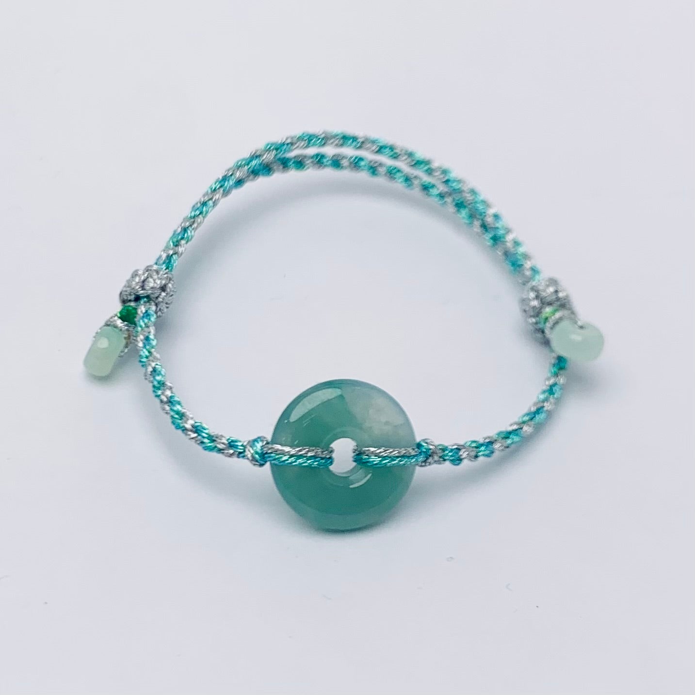 C243171630Y🟢天然緬甸翡翠甜甜圈平安扣🍩配溢翠手繩