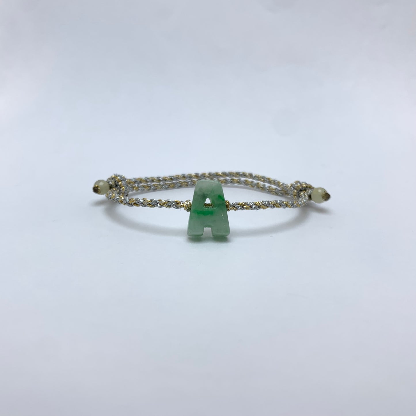 243151028英文字母手繩A 🔠天然緬甸翡翠 #溢翠字母系列