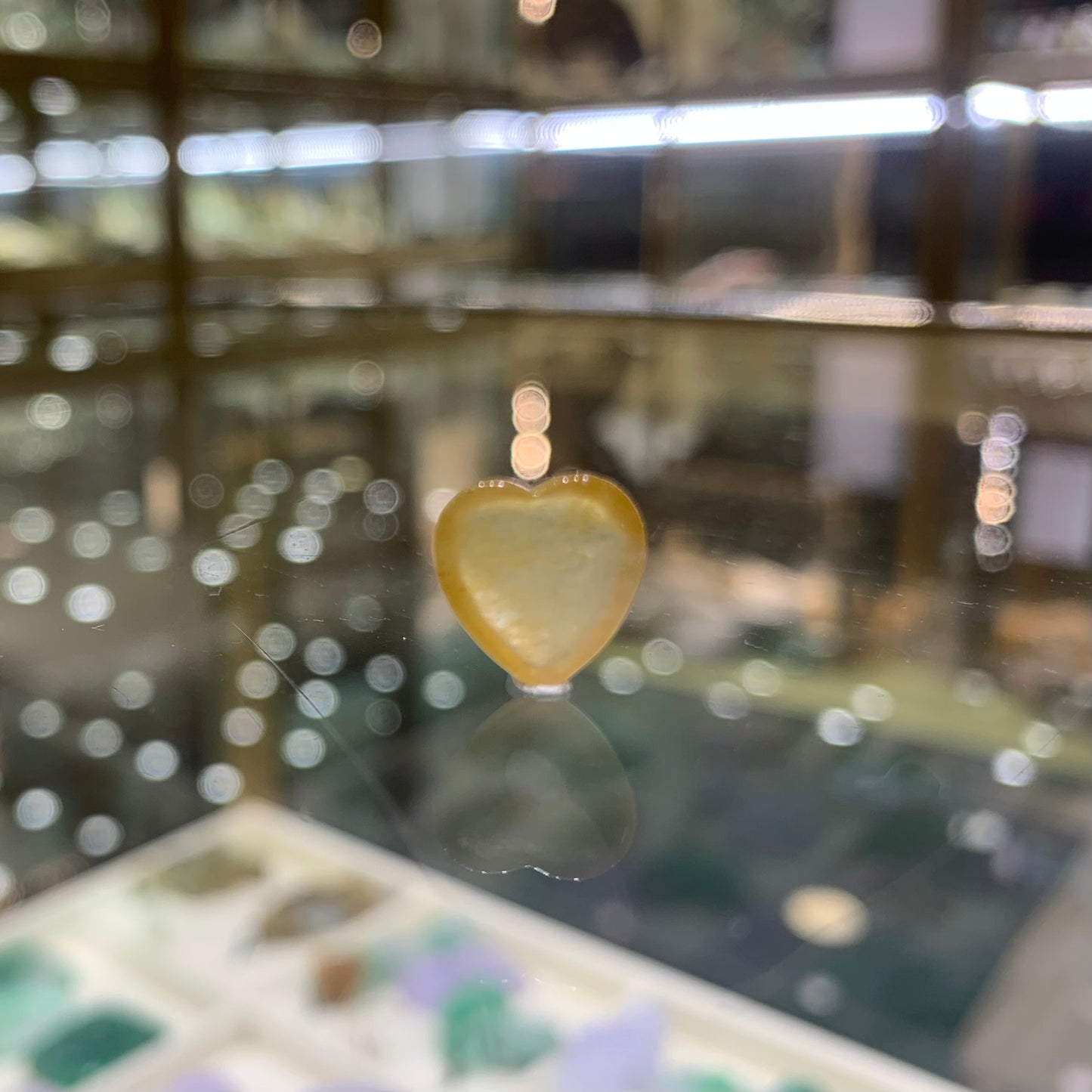 💞天然緬甸金翡翠心心 貨品編號:i24830938