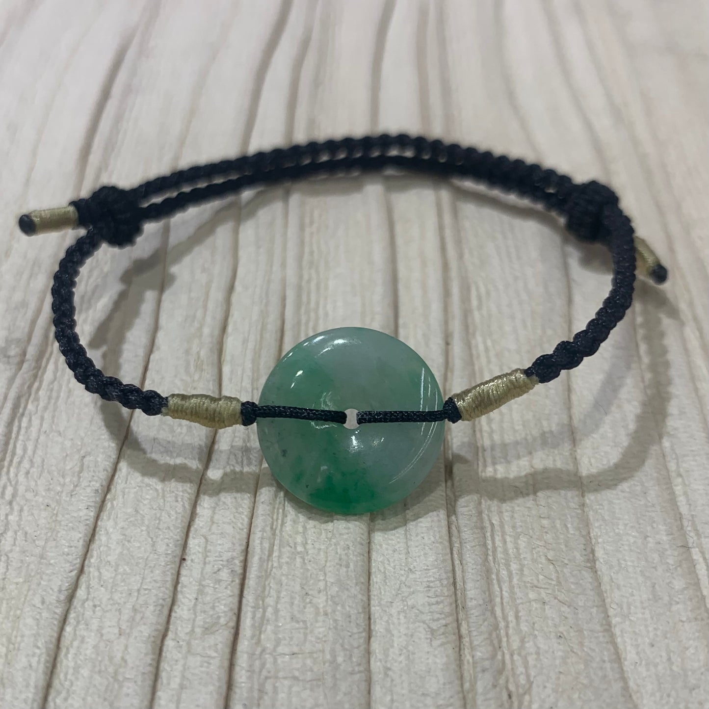 🧚🏻天然緬甸辣椒青金絲種翡翠*平安扣配溢翠手繩系列🧚🏻
貨品編號:C248201352