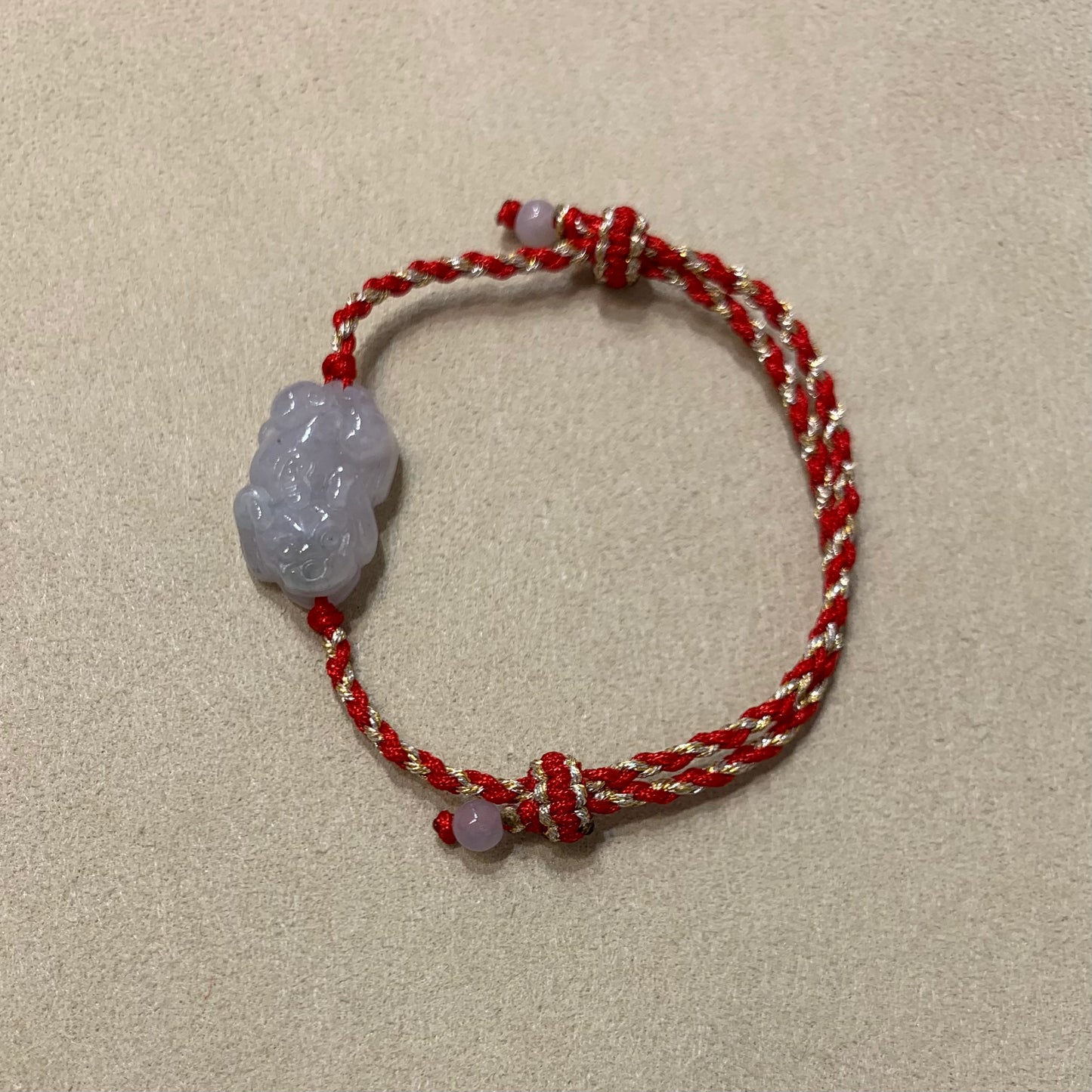 🧧天然緬甸翡翠*招財玉貔貅配溢翠手繩系列 
P231120405