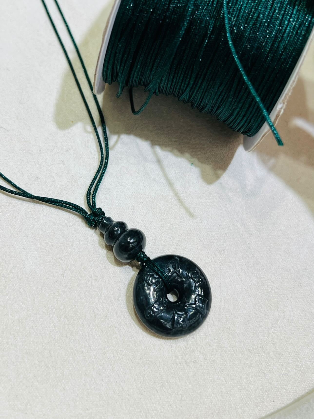 烏雞葫蘆配六字大明咒平安扣