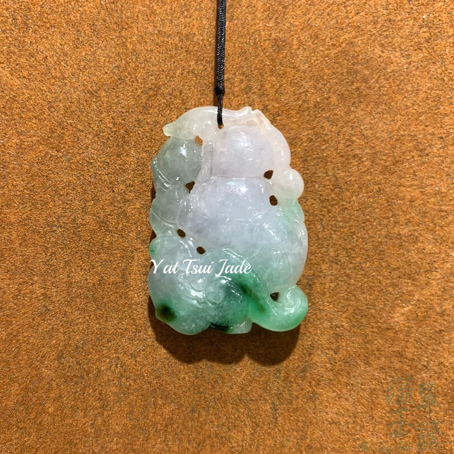 🔥天然緬甸翡翠🔥冰種花青運財童子23429313