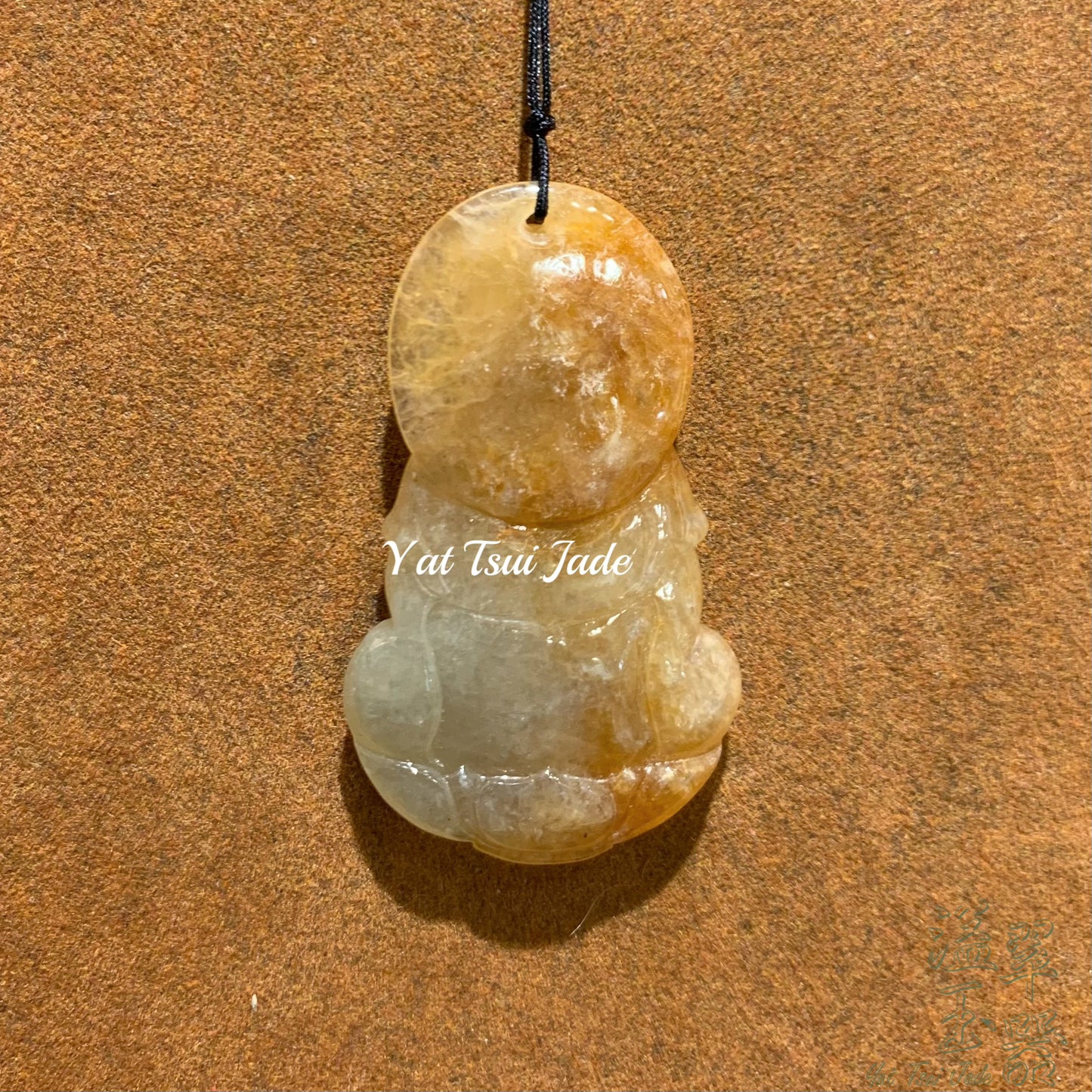 ✨天然緬甸翡翠「冰黃觀音菩薩」✨T23428434