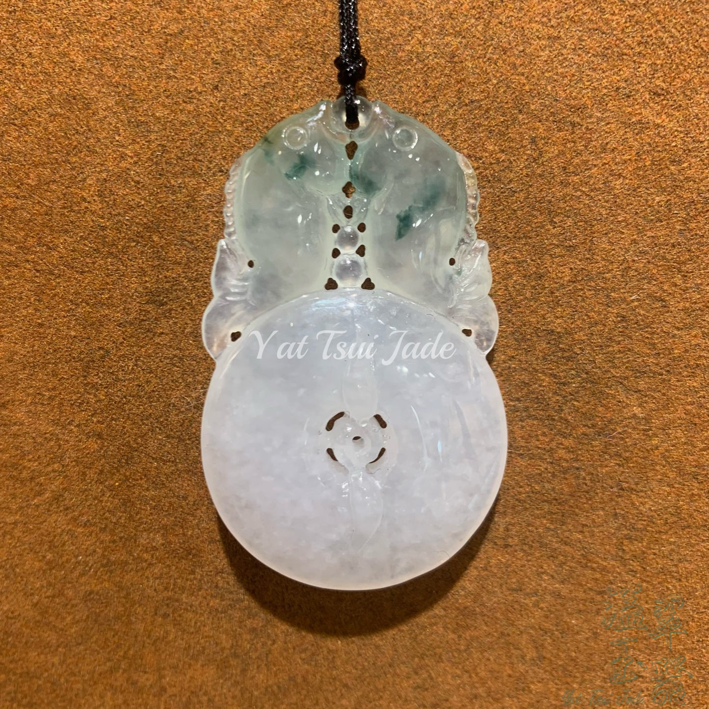 天然緬甸翡翠 🥰冰種飄花金錢連有魚🥰2316235