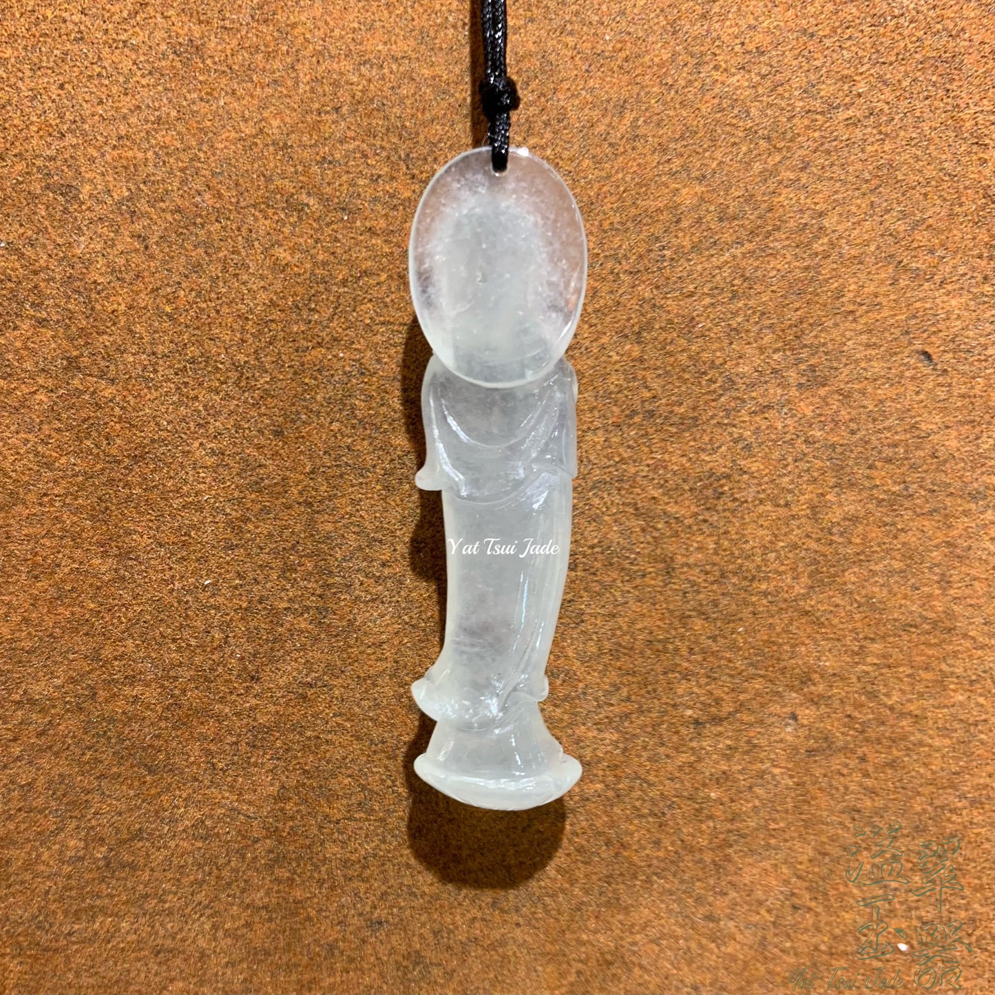 天然緬甸翡翠玉石🤝高冰玉觀音T2322639