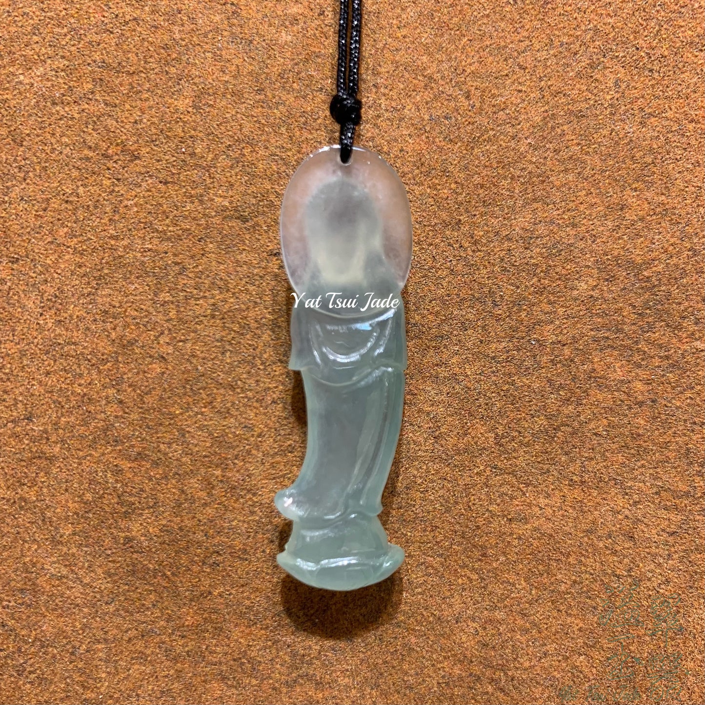 天然緬甸翡翠✨冰晴玉觀音菩薩✨T23131411