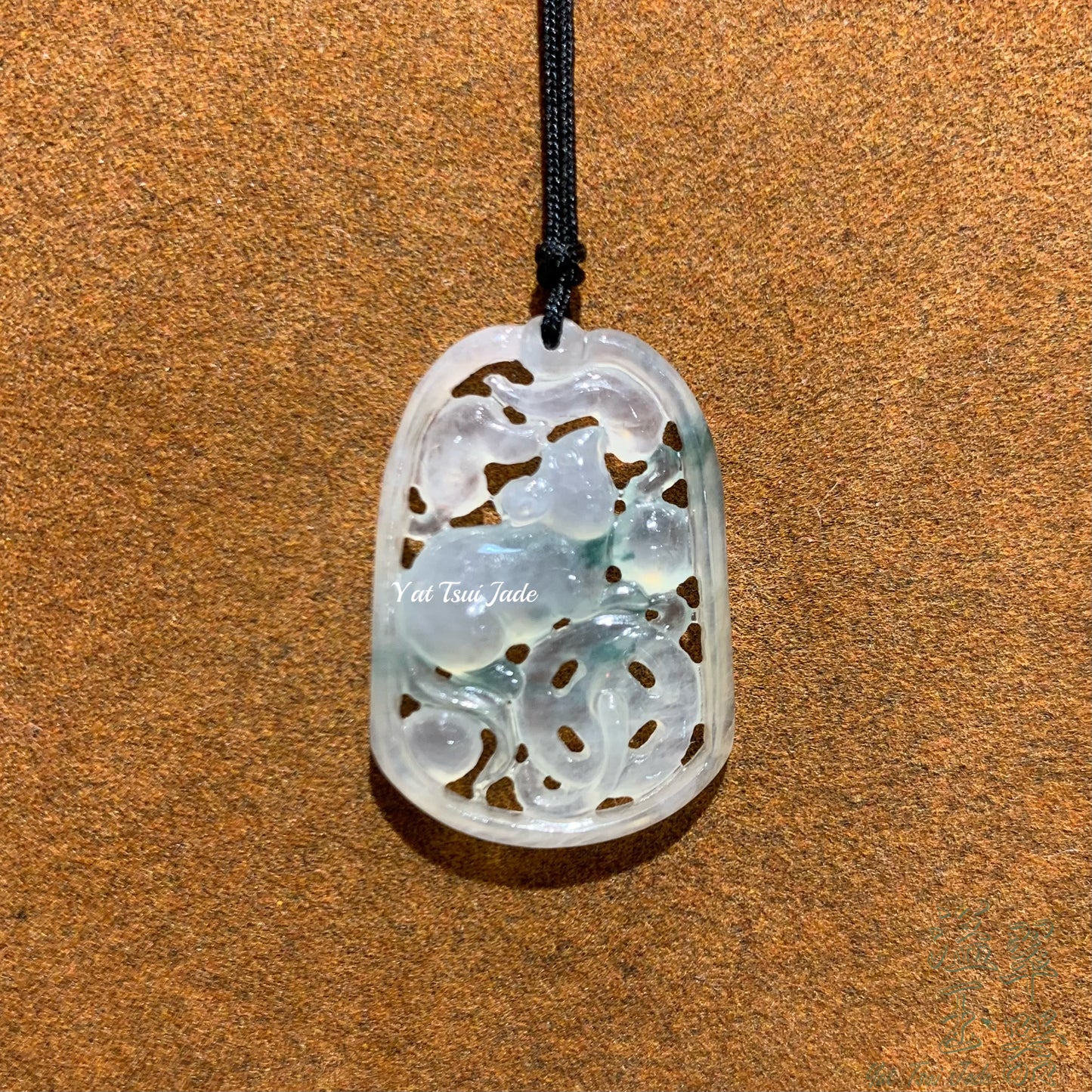 😍高冰種飄綠花🐭鼠🐁型態神似😍AA23111500