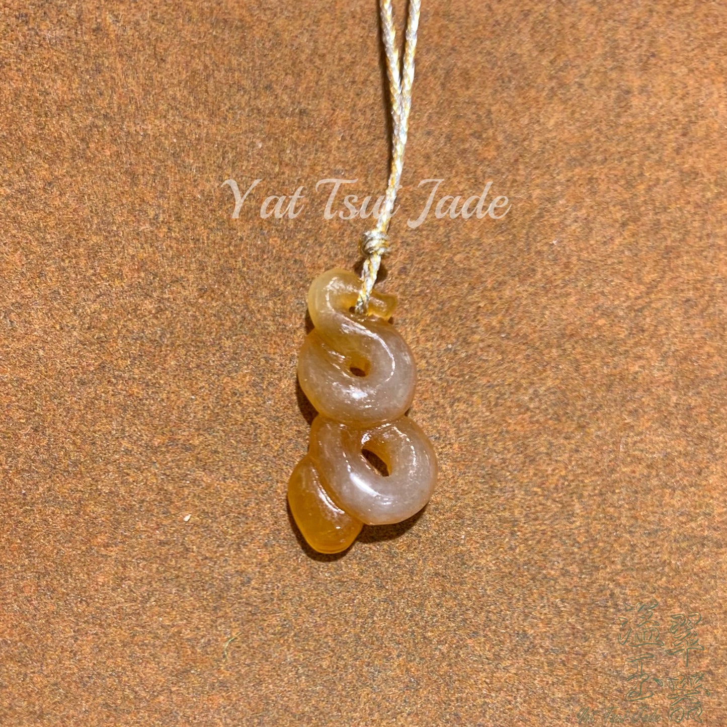 🔥《天然緬甸翡翠玉石》🔥冰翡紅玉蛇AF221229513