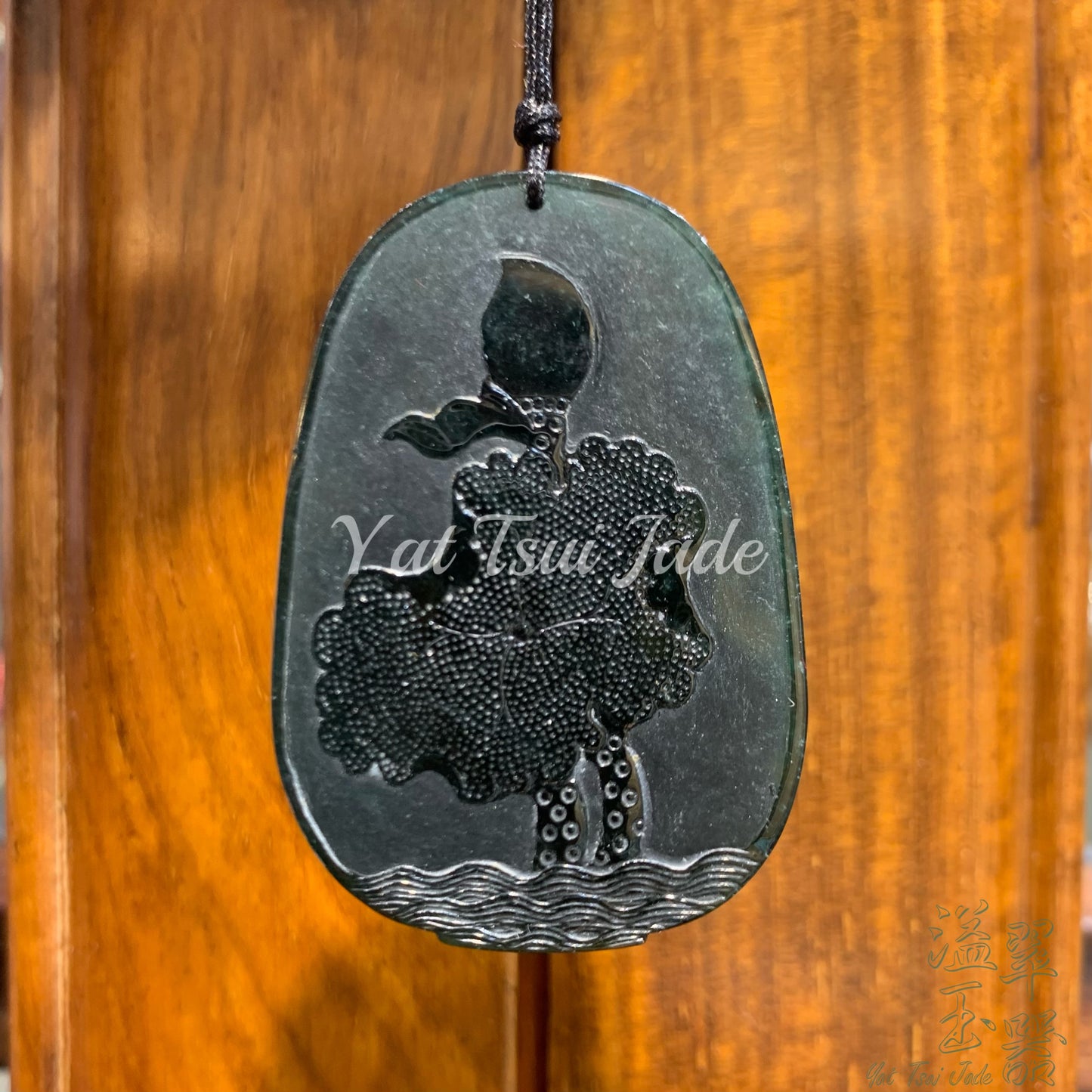 觀音菩薩🙏🏻觀音娘娘面相慈祥🙏🏻 ✨墨翠玉觀音T221229340