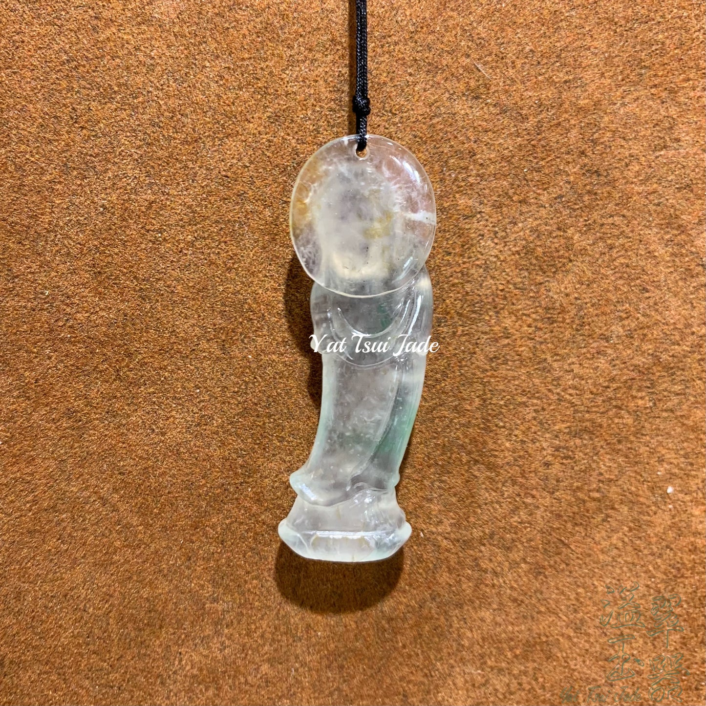 天然緬甸玉石🔥高冰晴翡玉觀音T23210425