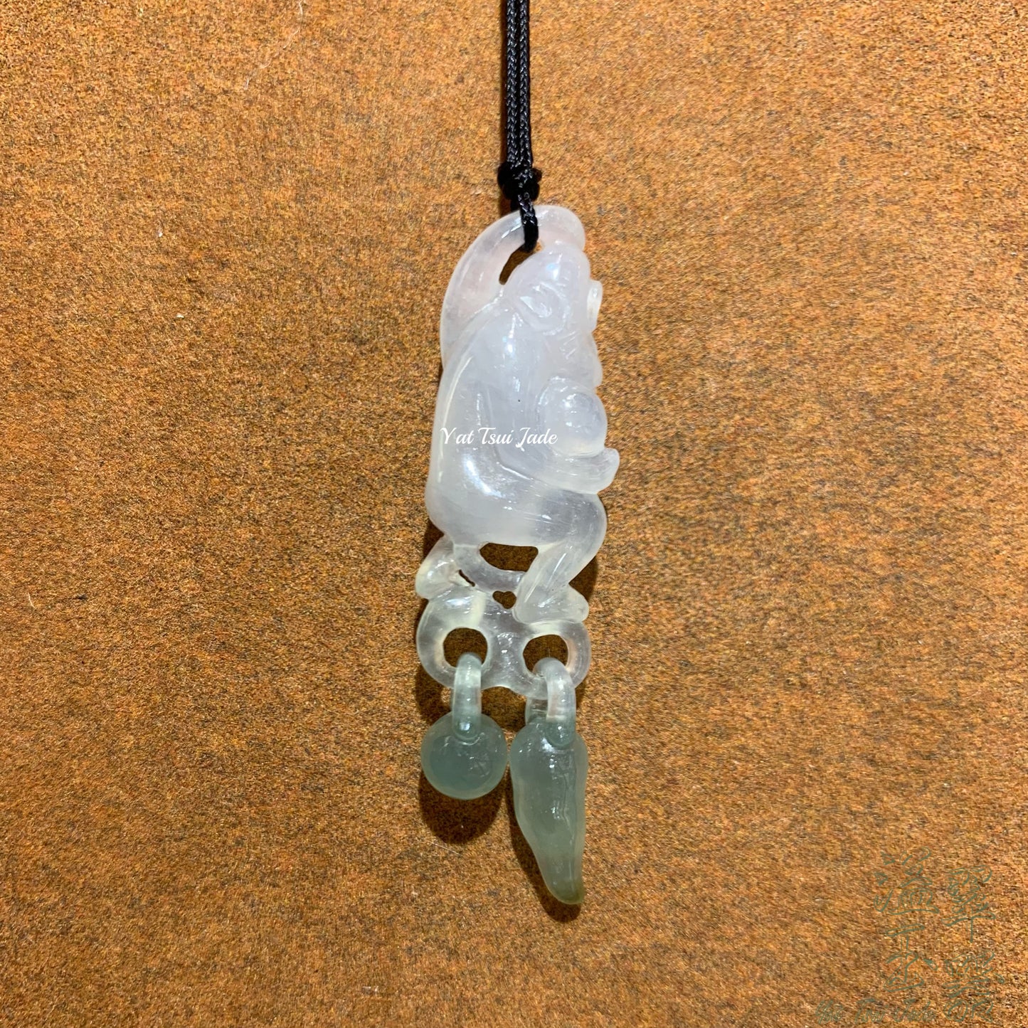 🌱天然緬甸高冰翡翠玉環頸墜🌱AI23117548