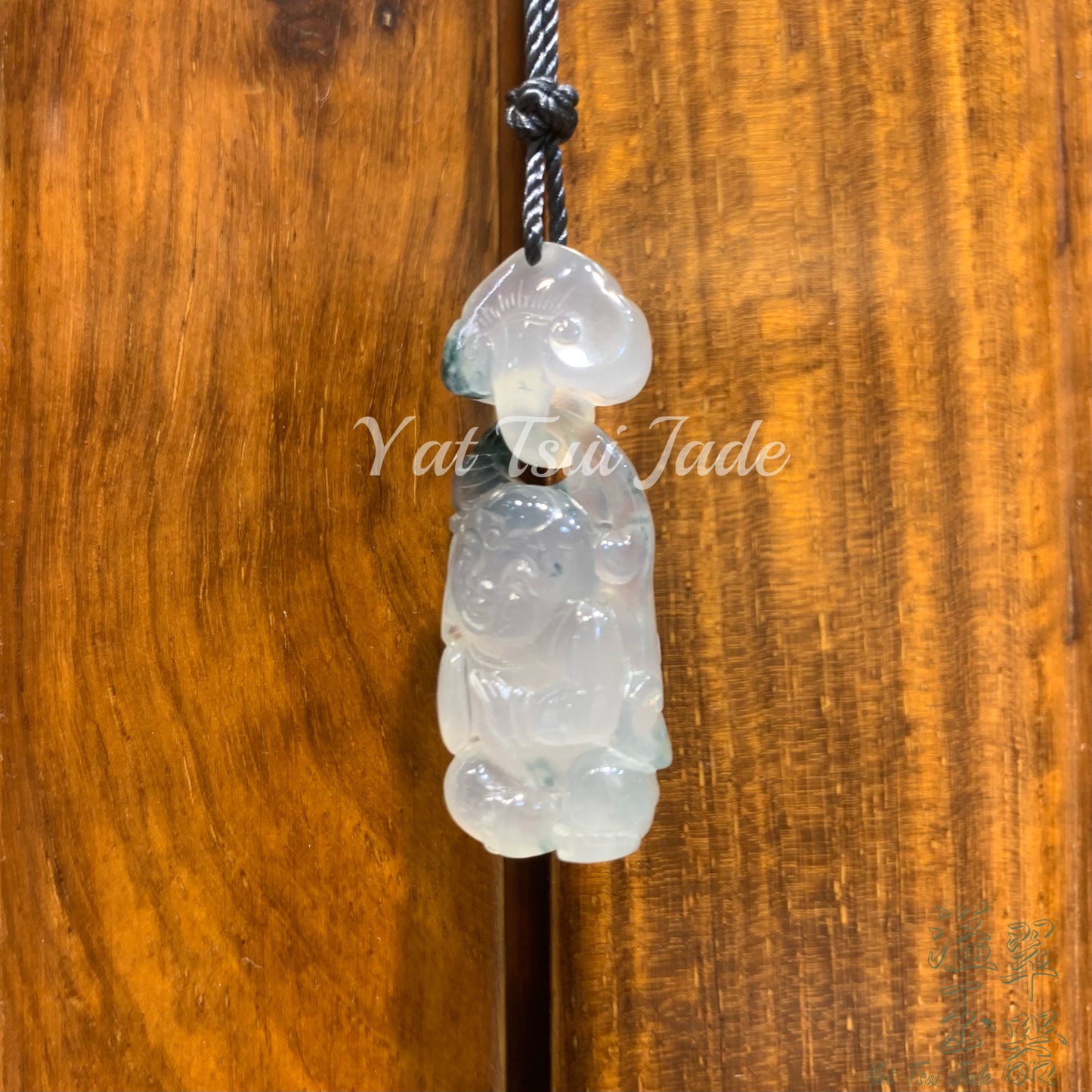 天然緬甸翡翠(冰飄花如意童子)A221012406