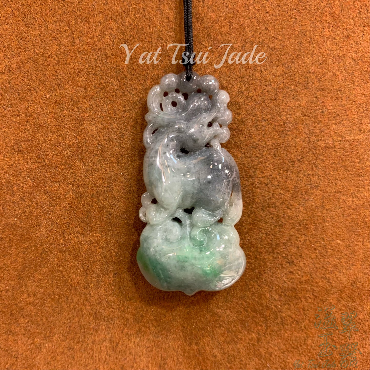 ✨天然緬甸翡翠烏雞綠麒麟如意🥰221222444