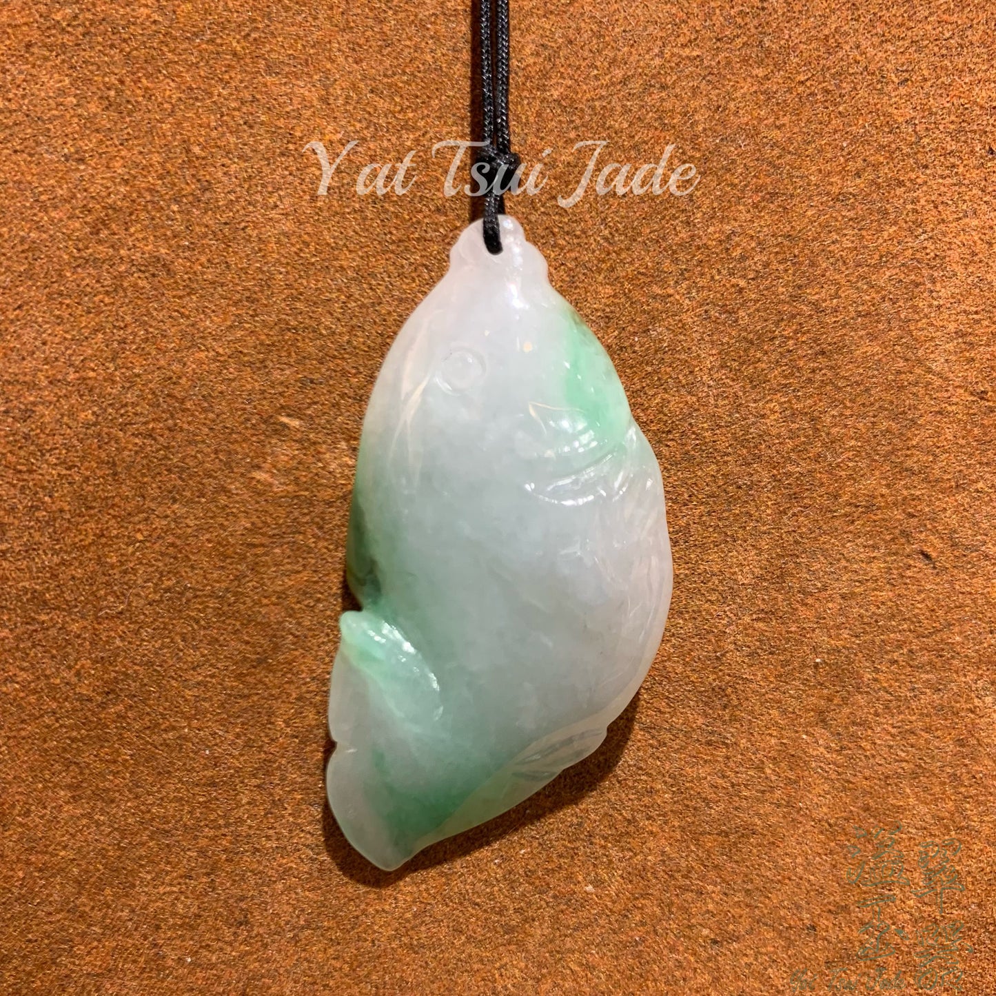 天然緬甸翡翠玉石🔥冰種花青玉有魚🙏🏻221224600