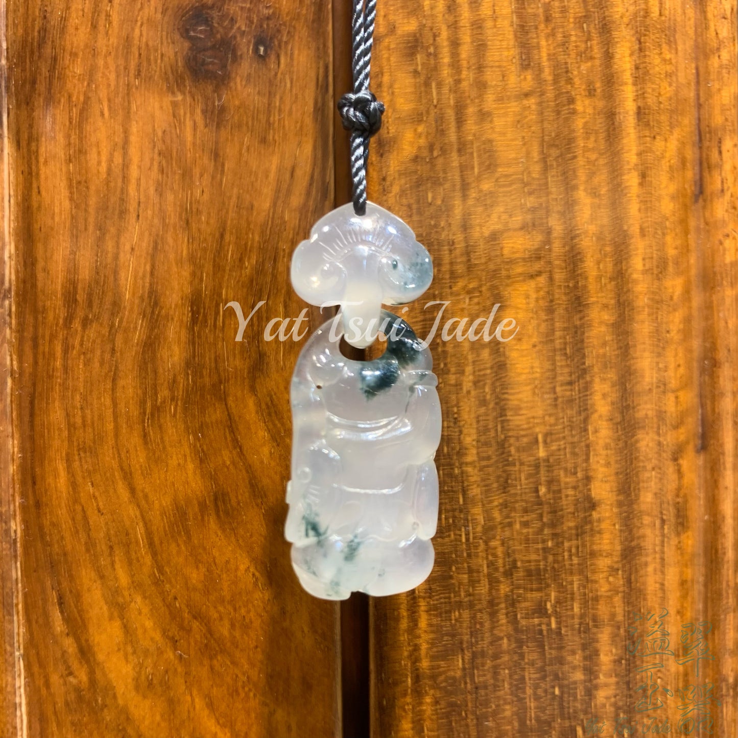 天然緬甸翡翠(冰飄花如意童子)A221012406