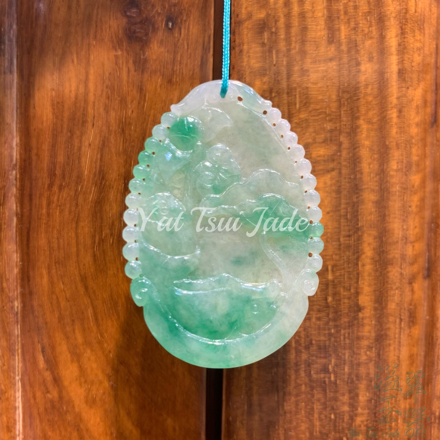 天然緬甸翡翠「玉鴛鴦」W221012336