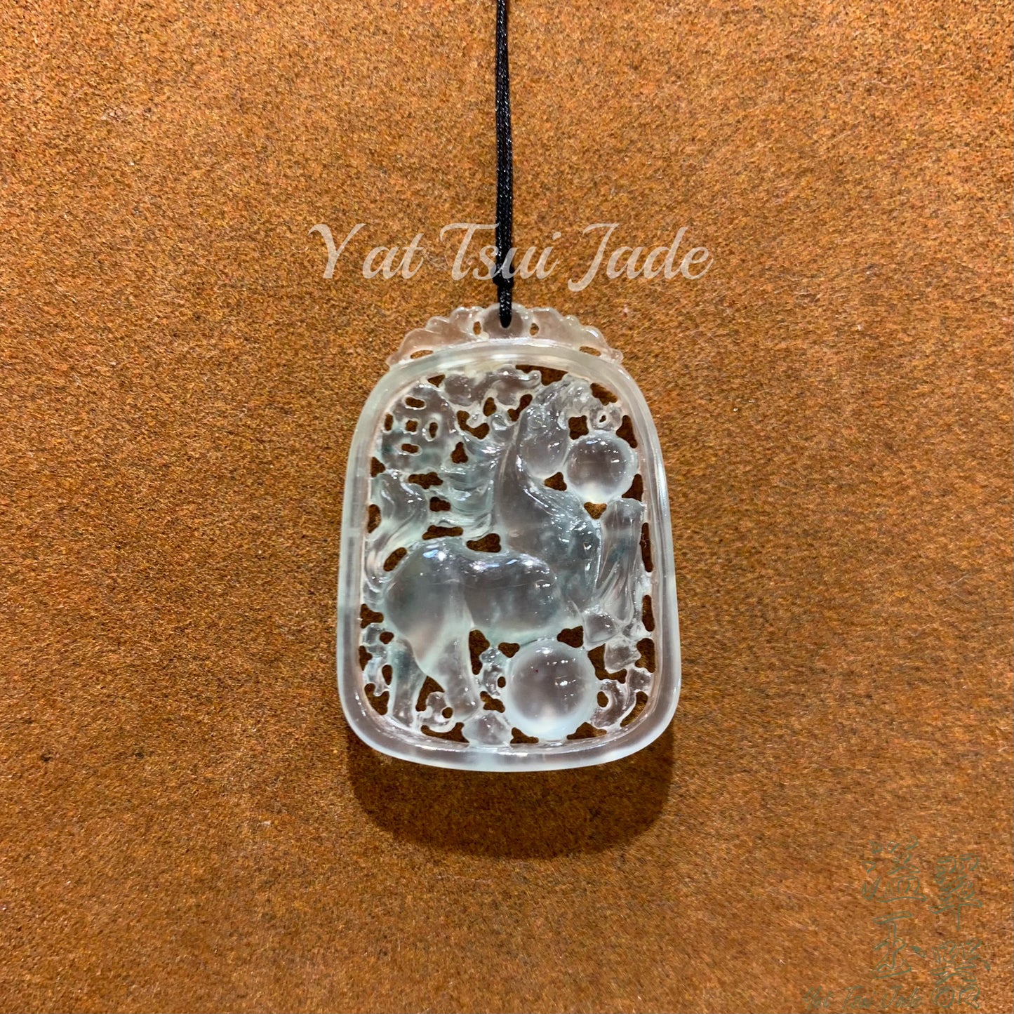 天然緬甸翡翠玉石🥰玻璃種玉馬🥰AG221224318