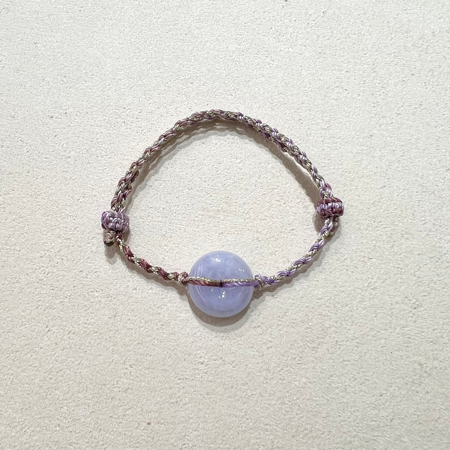 C2598717  🌸天然緬甸紫羅蘭翡翠*甜甜圈款平安扣配溢翠手繩系列