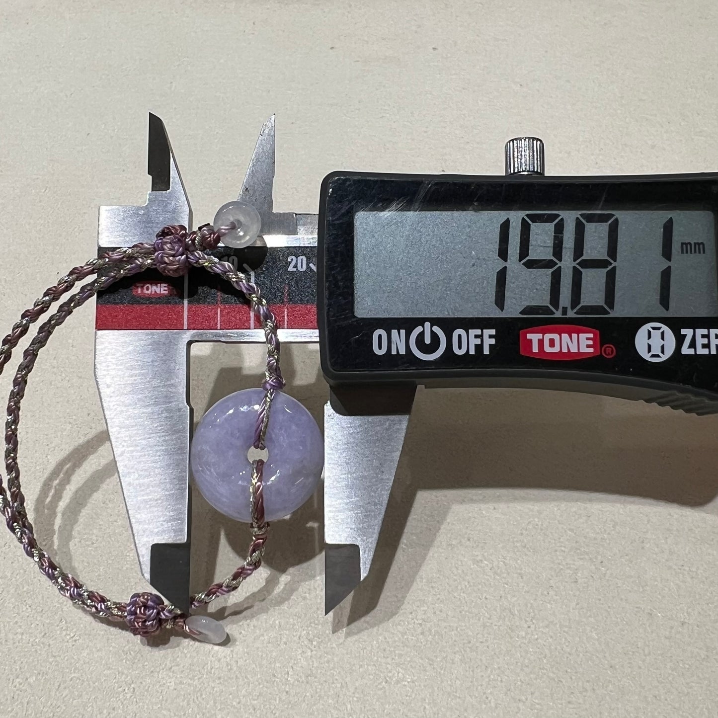 C25981815 🌸天然緬甸紫羅蘭翡翠*甜甜圈款平安扣配溢翠手繩系列