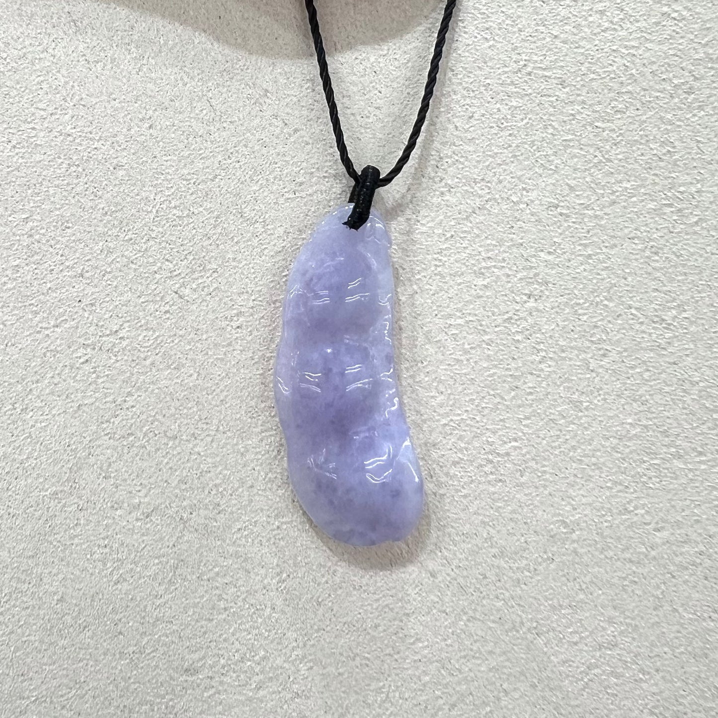 L259151348 ✨天然緬甸紫羅蘭翡翠「福荳」頸墜✨