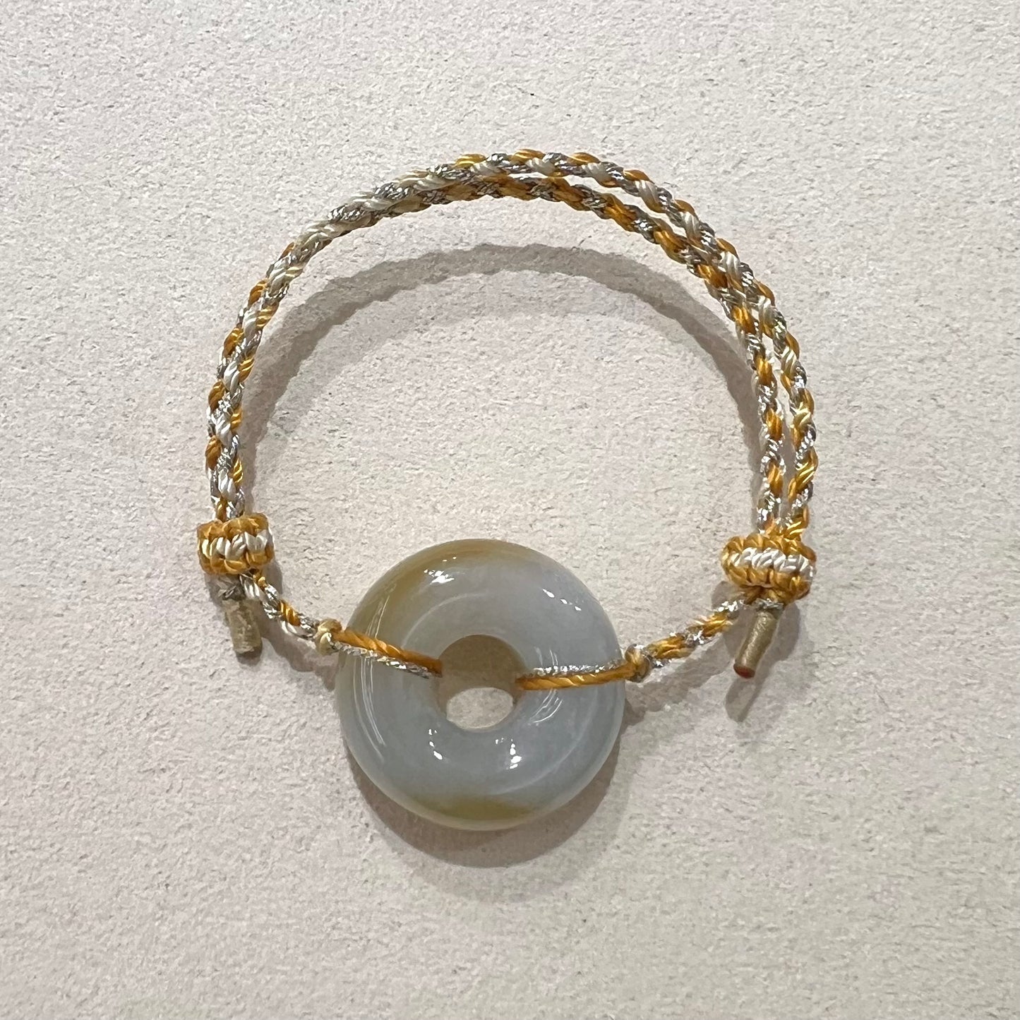 C25991428 💛天然緬甸翡翠🟡冰黃平安扣🍩