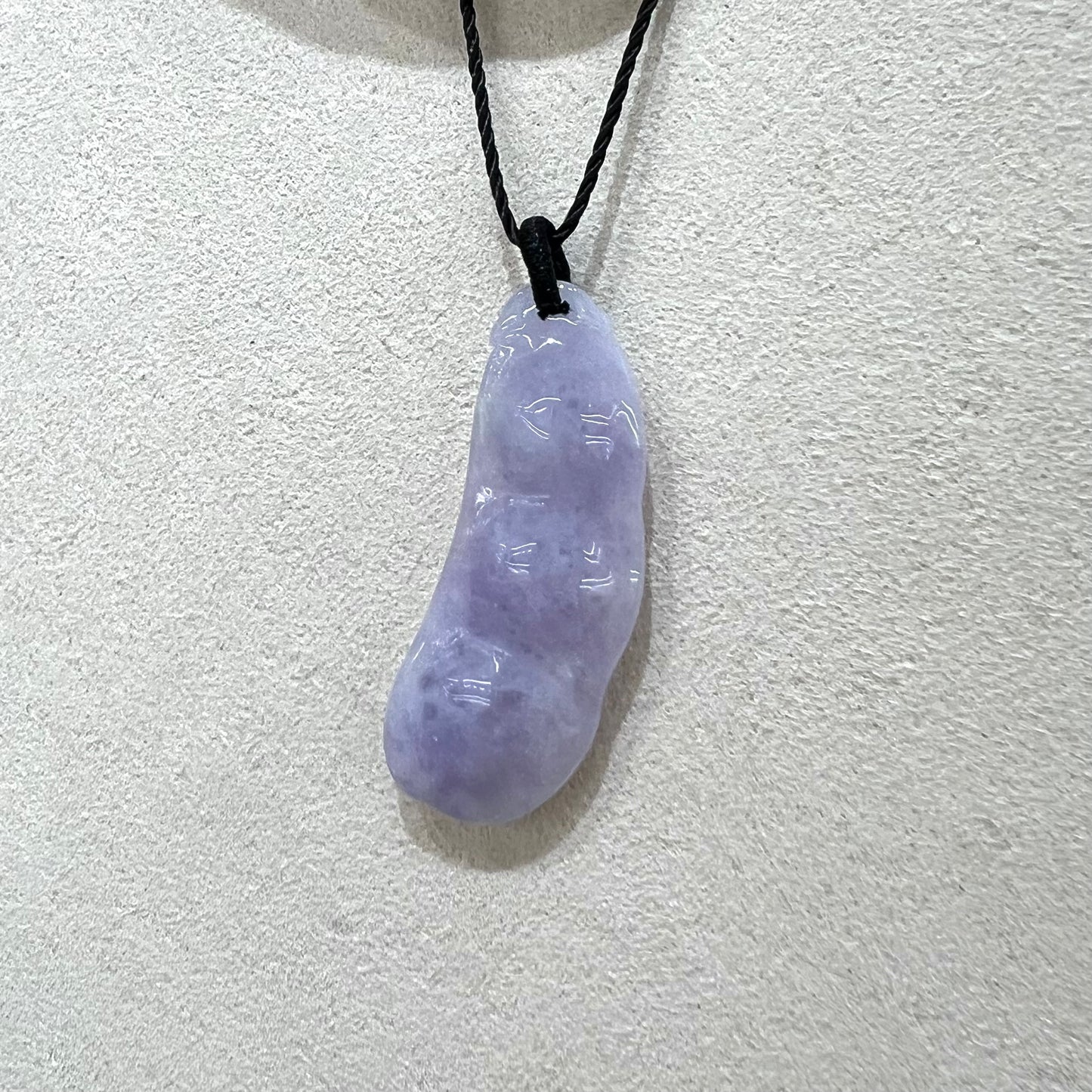 L259151348 ✨天然緬甸紫羅蘭翡翠「福荳」頸墜✨