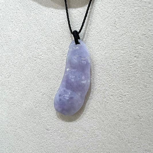 L259151348 ✨天然緬甸紫羅蘭翡翠「福荳」頸墜✨