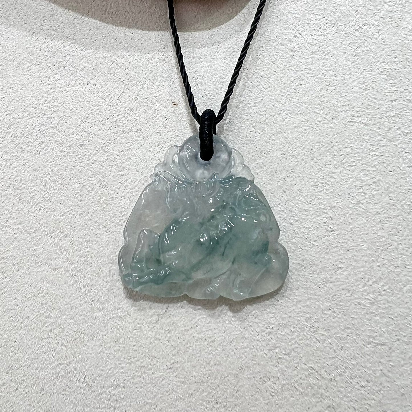 AG259151334 ✨天然緬甸翡翠·玻璃飄花馬🐴生肖系列✨