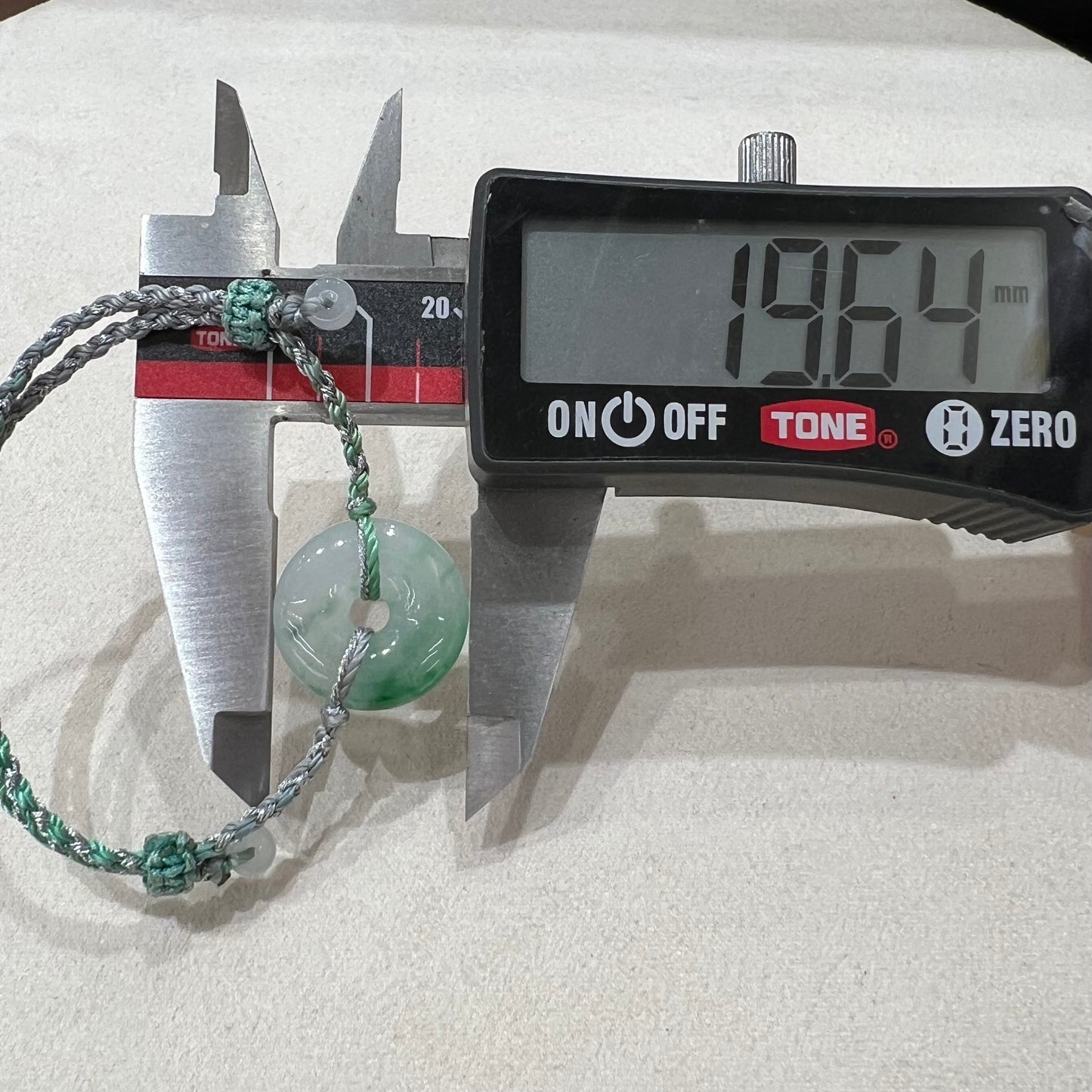 C25941409 玉語 | 天然緬甸翡翠 · 冰飄花平安扣