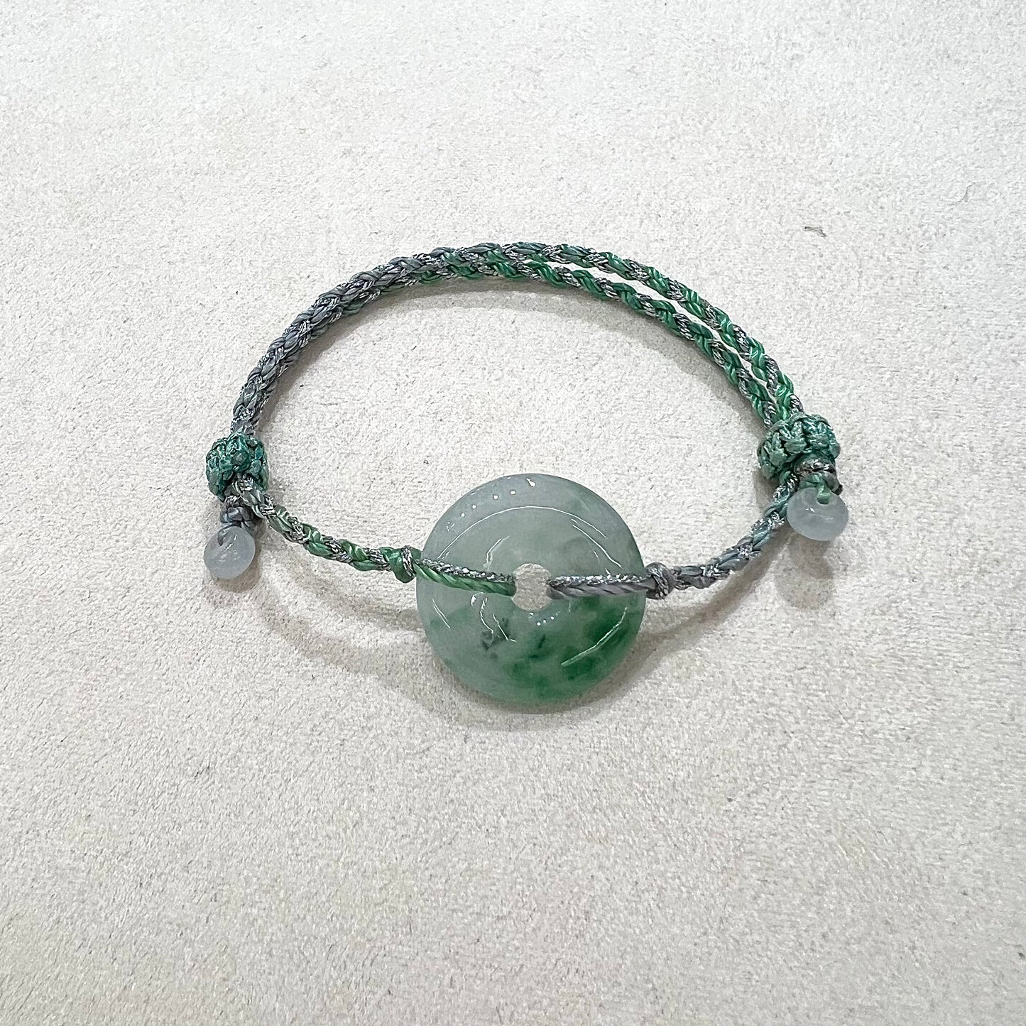 C25941409 玉語 | 天然緬甸翡翠 · 冰飄花平安扣