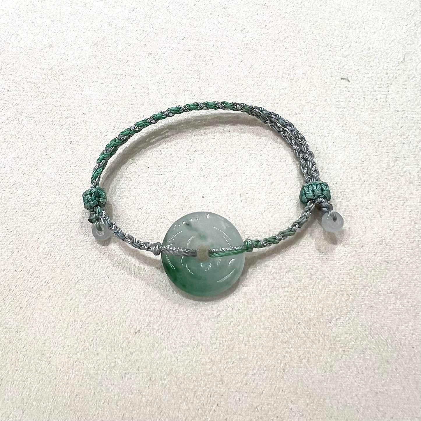 C25941409 玉語 | 天然緬甸翡翠 · 冰飄花平安扣