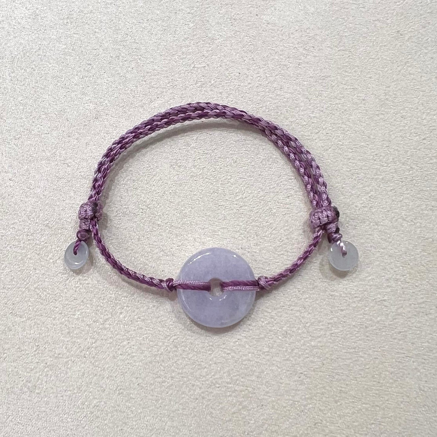 C25941548 天然緬甸翡翠🌸紫羅蘭平安扣