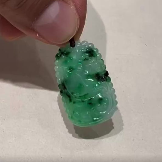 🥰「四季常青」冰花青🐟如意玉小魚259281705