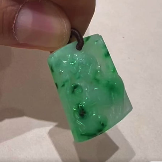 🐽豬 AL259271609 ✨天然緬甸翡翠豬豬🐷生肖系列🧧