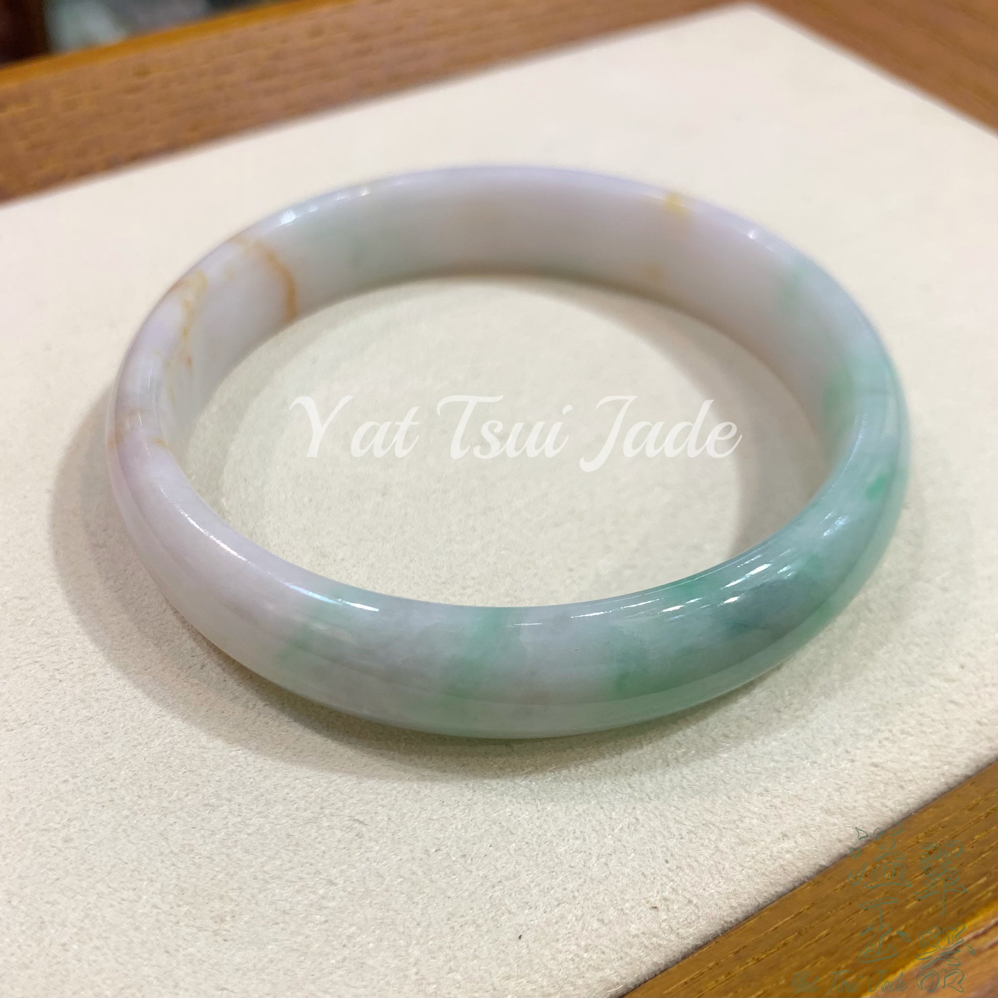 ✨56mm 翡紅翠綠蜜絲三彩玉鐲✨ZA2211295653